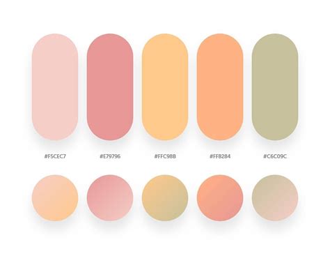 32 Beautiful Color Palettes With Their Corresponding Gradient Palettes