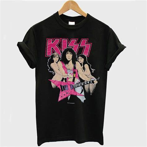 Kiss Band T Shirt Putshirt Printed Shirts Shirts Print Clothes