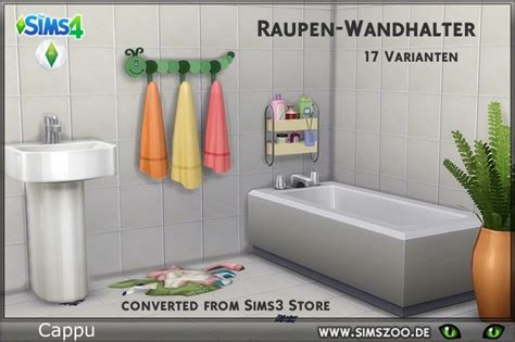 Blackys Sims 4 Zoo Towel Holder Conversion By Cappu Details And