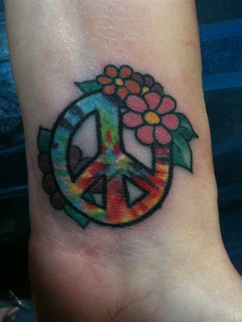 Finally Got My Peace Tattoo Love It This Pin Was Added Using