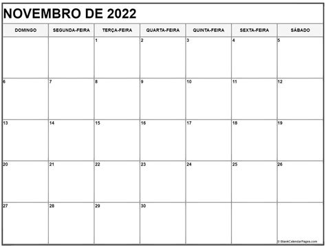 Calendário De Novembro De 2022 Para Imprimir 48sd Michel Mobile Legends