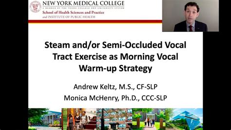 Steam Andor Semi Occluded Vocal Tract Exercise As Morning Vocal Warm