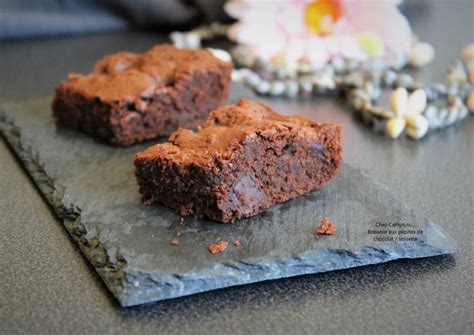 Recette Brownie Gourmand Aux P Pites De Chocolat Et Noisettes