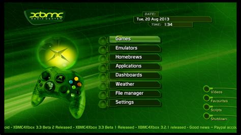 Xbox Classic Skin Xbmc4xbox