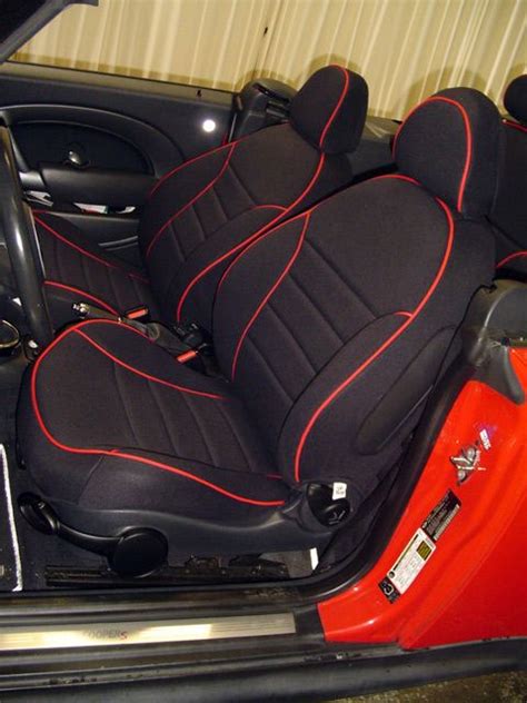 Mini Cooper Full Piping Seat Covers Seat Covers Mini Cooper Car Seats