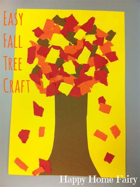 Easy Fall Tree Craft Happy Home Fairy