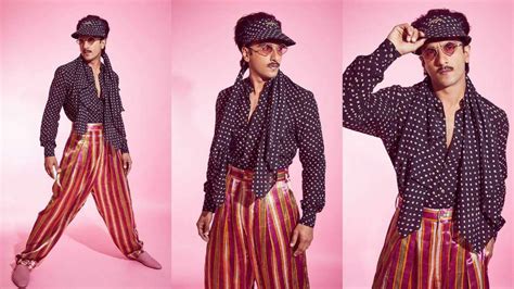 In Pics A Look At Ranveer Singh S Bizarre Outfits As Actor Rules Headlines For His Nude Photoshoot