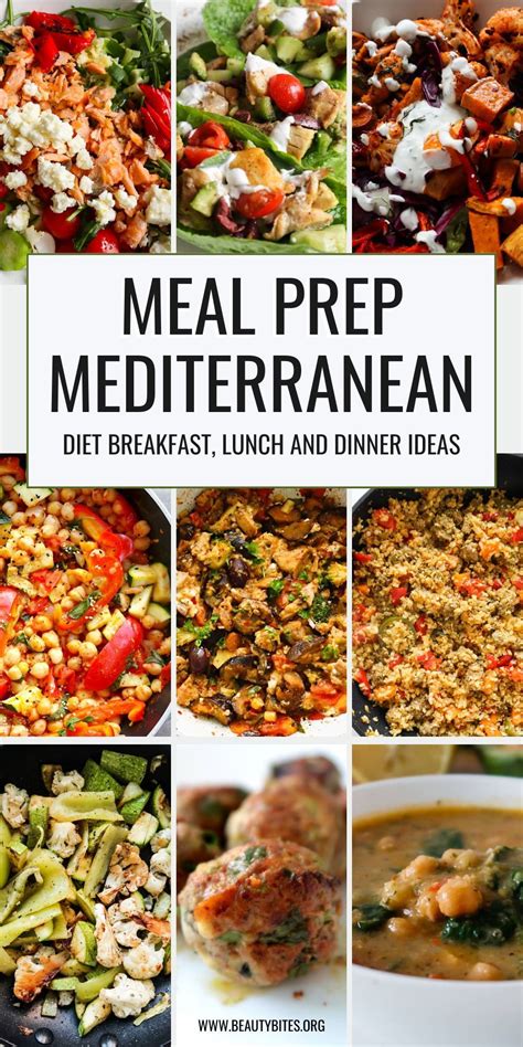 30 Meal Prep Mediterranean Diet Recipes Beauty Bites Recipe Easy