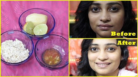 Natural Facial At Home In 10 Minutes For Instant Glowing Bright