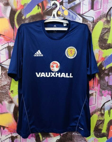 Scotland National Football Team Soccer Jersey Shirt Top Adidas 2014
