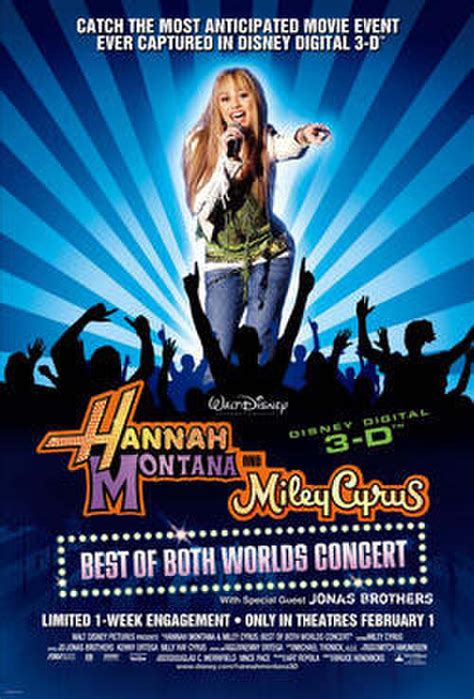 Hannah Montana And Miley Cyrus Best Of Both Worlds Concert In Disney