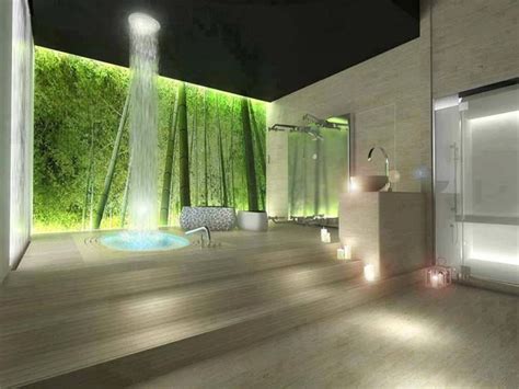 Beautiful Bathroom Design Futuristic Ceiling Shower Bad Inspiration