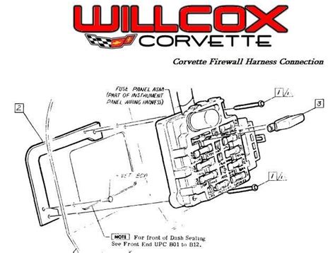 1981 Corvette Fuse Panel Box Diagram