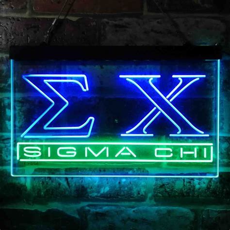 Sigma Chi Symbol Neon Like Led Sign