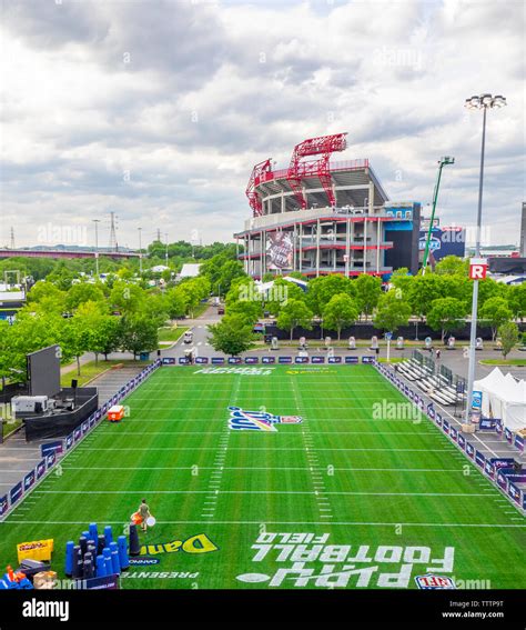 Nissan Stadium the home field of the Tennessee Titans and the Tennessee