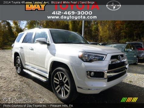 We analyze millions of used cars daily. Blizzard White Pearl - 2014 Toyota 4Runner Limited 4x4 ...