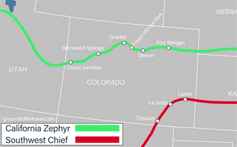 Amtrak Colorado Route Map