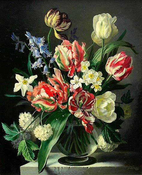 Floral Love By Gerald A Cooper British 1899 1975 Цветочные