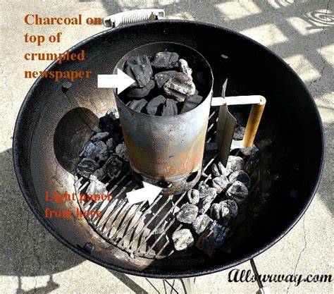 How to start a coal fire online, article, story, explanation, suggestion, youtube. Charcoal Grilling Without Lighter Fluid- All Natural Update