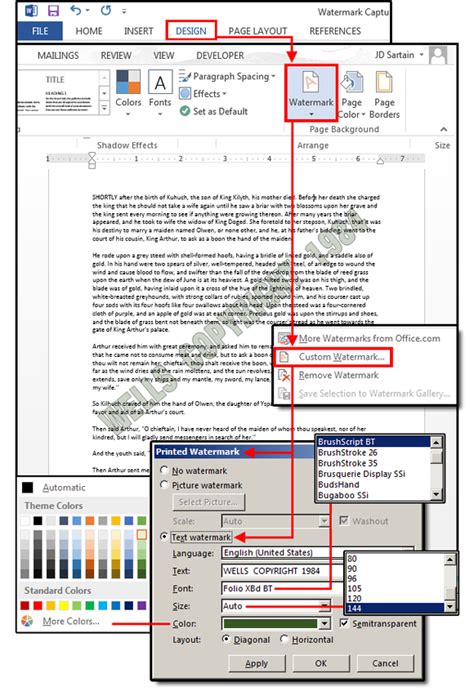 Last updated on july 5, 2019. Microsoft Word watermarks: How to customize them for ...