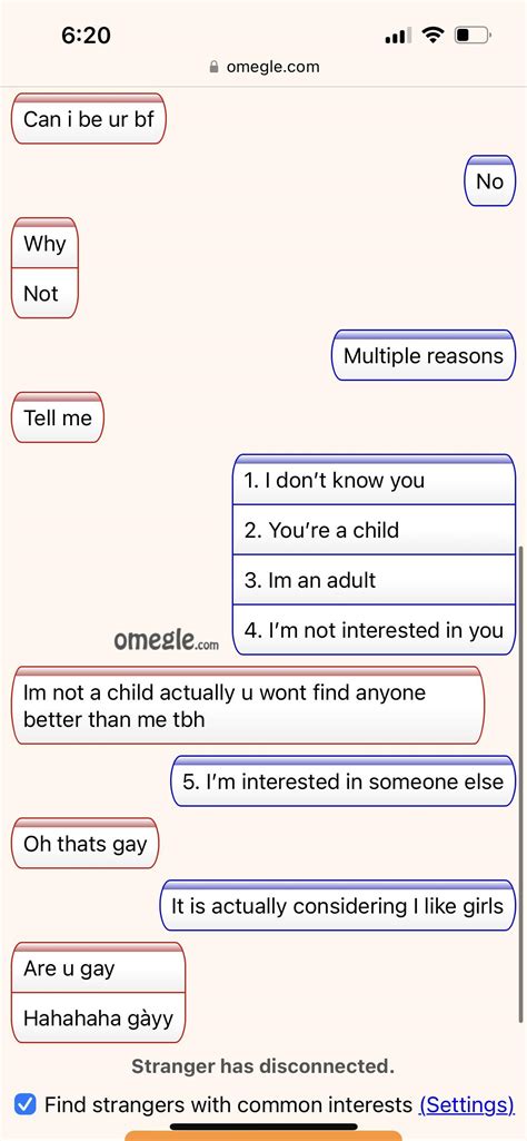 My Friend Had A Lovely Conversation With This Gem On Omegle Hes 15