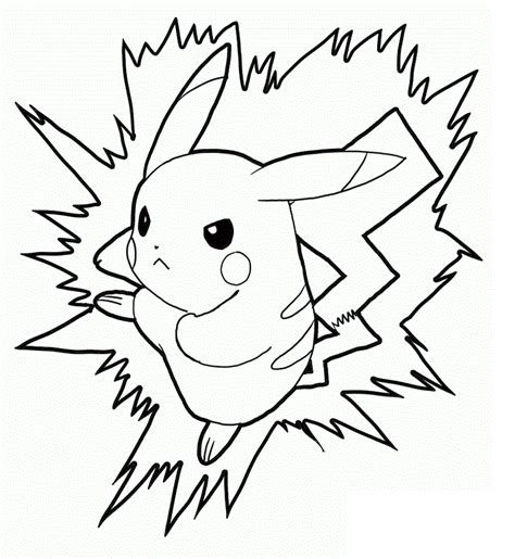 Desenhos Do Pikachu Para Imprimir E Colorir Educação Online