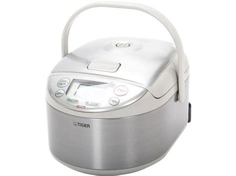 Tiger Jay A U Gray Stainless Steel Micom Rice Cooker Warmer Newegg Ca