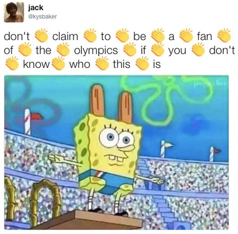 Dont 👏 Claim 👏 To 👏 Be 👏 A 👏 Fan 👏 Of 👏 The 👏 Olympics 👏 If 👏 You 👏 Dont 👏 Know👏 Who 👏 This 👏