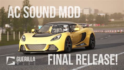 Assetto Corsa Lotus Exige V Cup Sound Mod Final Release Youtube