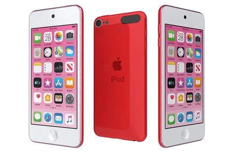 Apple Ipod Touch Red 3d Model By Reverart