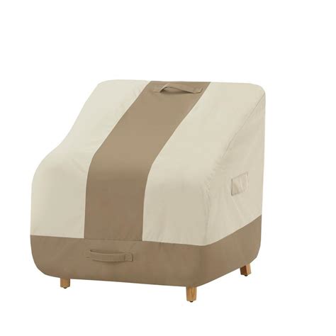 Got an outdoor chaise lounge chair with outdoor cushions? Hampton Bay Patio High Back Chair Cover-517938-C - The ...