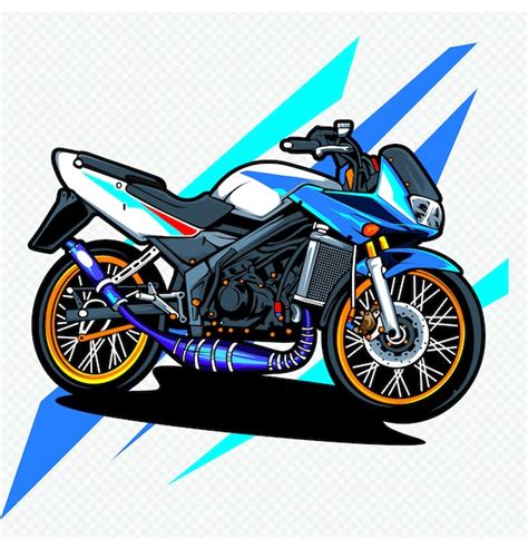 Motorcycle Premium Vector