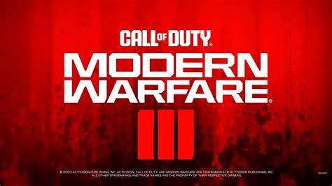 Call Of Duty Modern Warfare 3 Officially Announced With Release Date