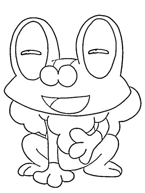 Froakie Coloring Page Funny Coloring Pages
