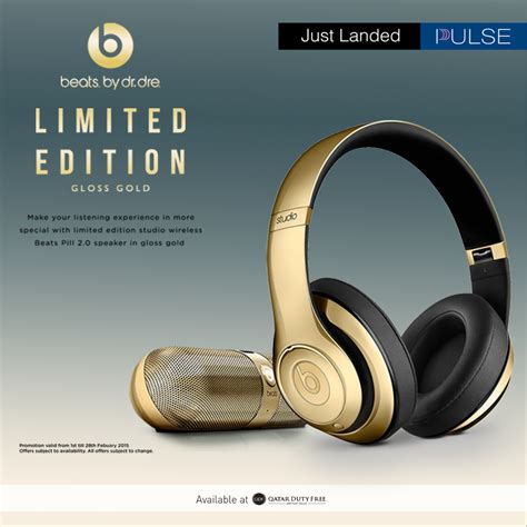 Qatar Duty Free On Twitter Get The Limited Edition Glossy Gold Beats