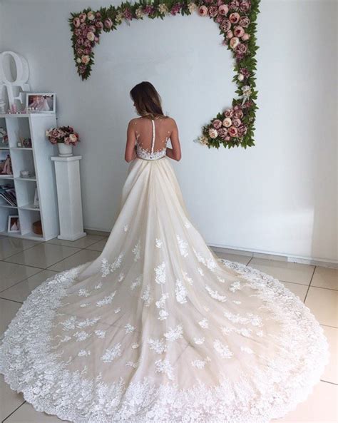 Online only online only ? Gorgeous Mermaid Lace Detachable Cathedral Train Tulle ...
