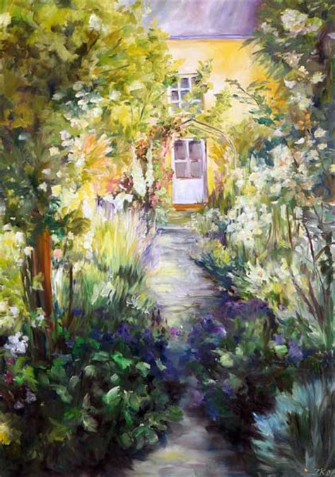1 digitales wörterbuch der deutschen sprache „gartentür. Garten und Tür - Ingeborg Kuhn als Kunstdruck oder ...