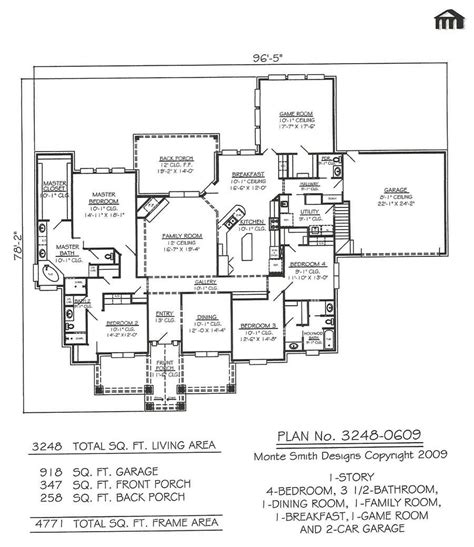 4 Bedroom Floor Plans Without Garage Home Design Ideas