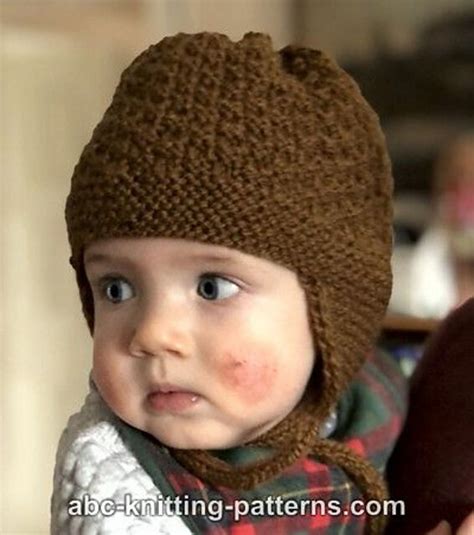 Knitting Patterns Galore Baby Hat With Earflaps