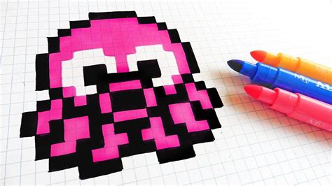 Handmade Pixel Art How To Draw Kawaii Octopus Pixelart Youtube