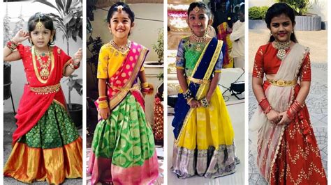 Latest Kids Half Saree Designs Collection Jewel Fashion Youtube