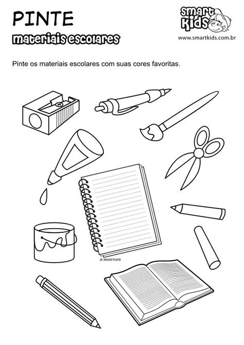 Desenhos De Material Escolar Para Imprimir Pesquisa Google Escola
