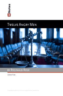 In 12 angry men, juror 8 is such a person, calmly and patiently leading his fellow jurors to a unanimous verdict of not guilty in what seems like an uphill battle. Twelve Angry Men Lesson Plan - Lesson Plan - eNotes.com