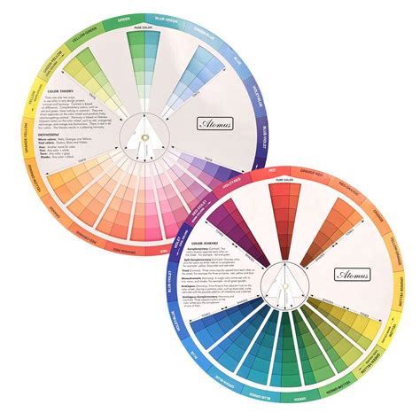Buy Creative Color Wheel Paint Mixing Learning Guide Art Class