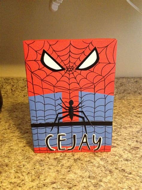 I call them petite boxes. Spider-Man valentine box. (With images) | Valentines gift ...