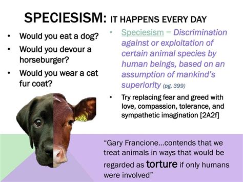 Ppt Speciesism And Sexism Powerpoint Presentation Free Download Id