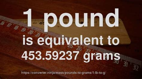1 Lb To G How Much Is 1 Pound In Grams Convert