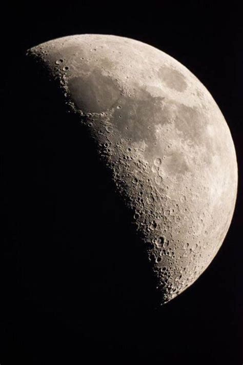 Moon Through A 10 Inch Telescope Astrophotography
