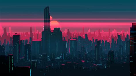 Wallpaper Futuristic Cityscape Science Fiction 2560x1440 Joejazz