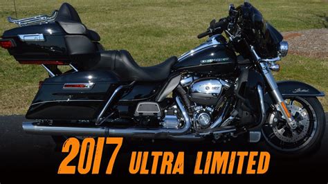 2017 Harley Davidson® Flhtk Ultra Limited Vivid Black Youtube